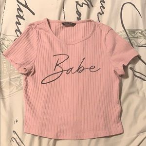 Shein Babe Shirt Size Small